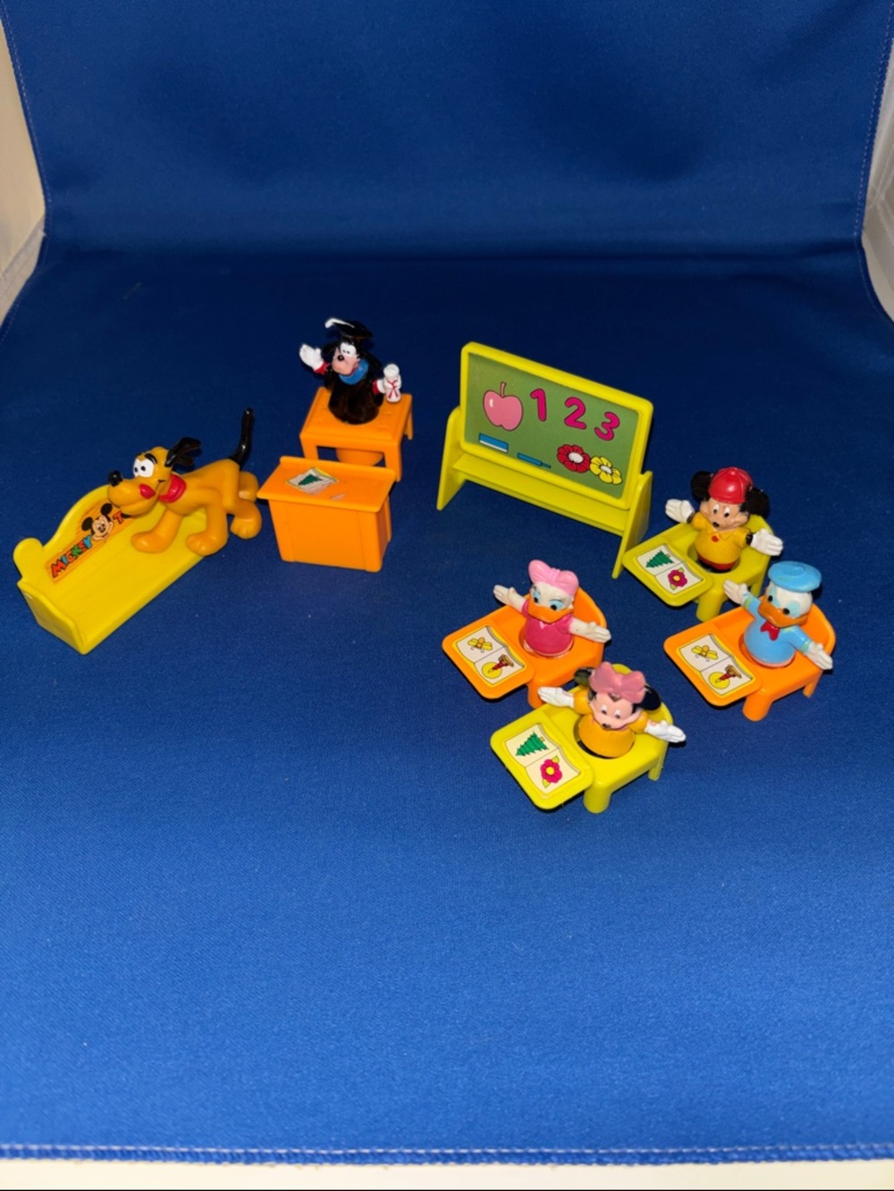 Vintage ARCO Disney Mickey Mouse Teacher School Classroom Set 6 Characters